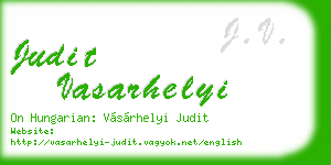 judit vasarhelyi business card