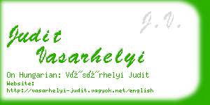 judit vasarhelyi business card